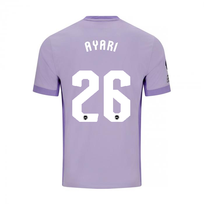 Brighton And Hove Albion Fanshop | bhafc adult 2526 away shirt – 26 – yasin ayari – 2500522-26-02 Collection