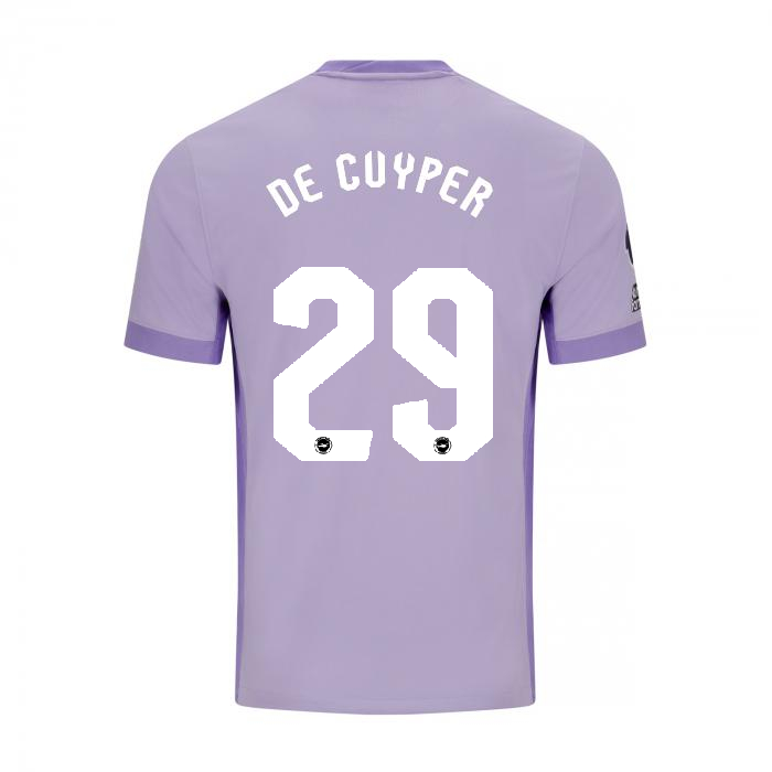 Brighton And Hove Albion Fanshop | bhafc adult 2526 away shirt – 29 – maxim de cuyper – 2500522-29-02 Collection