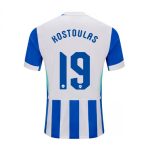 Brighton And Hove Albion Fanshop | bhafc adult 2526 home shirt – 19 – charalampos kostoulas – 2500513-19-02 Collection