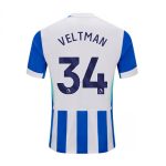 Brighton And Hove Albion Fanshop | bhafc adult 2526 home shirt – 34 – joel veltman – 2500513-34-01 Collection