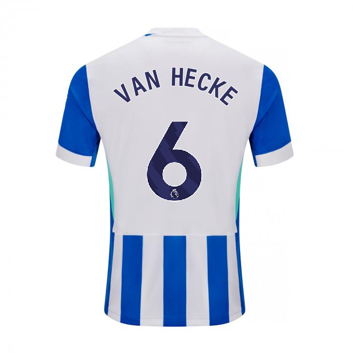 Brighton And Hove Albion Fanshop | bhafc adult 2526 home shirt – 6 – jan paul van hecke – 2500513-06-01 Collection