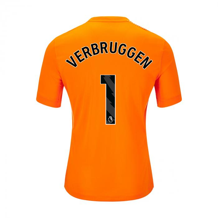 Brighton And Hove Albion Fanshop | bhafc adult 2526 orange goalkeeper shirt ss – 1 – bart verbruggen – 2500537-01-01 Collection