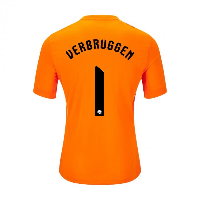 Brighton And Hove Albion Fanshop | bhafc adult 2526 orange goalkeeper shirt ss – 1 – bart verbruggen – 2500537-01-02 Collection