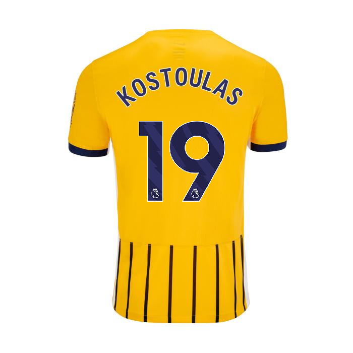 Brighton And Hove Albion Fanshop | bhafc adult 2526 third shirt – 19 – charalampos kostoulas – 2400842-19-01 Collection