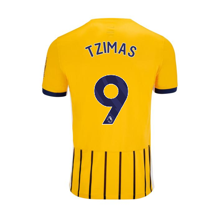 Brighton And Hove Albion Fanshop | bhafc adult 2526 third shirt – 9 – stefanos tzimas – 2400842-09-01 Collection