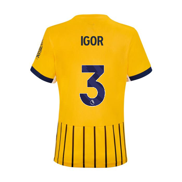 Brighton And Hove Albion Fanshop | bhafc womens 2425 away shirt – 3 igor – 2400843-03 Collection