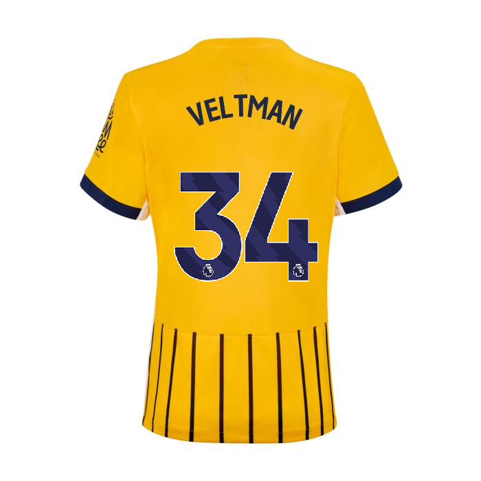 Brighton And Hove Albion Fanshop | bhafc womens 2425 away shirt – 34 veltman – 2400843-49 Collection