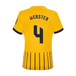 Brighton And Hove Albion Fanshop | bhafc womens 2425 away shirt – 4 webster – 2400843-06 Collection