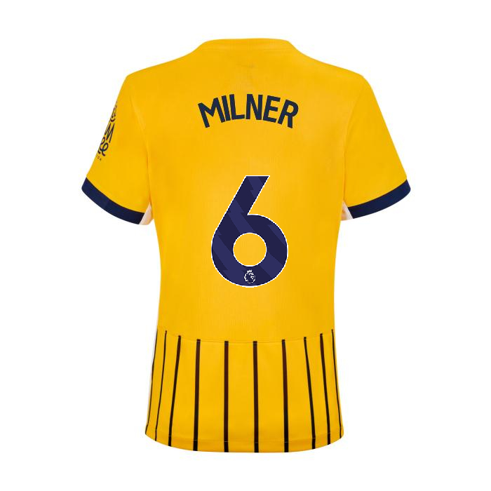 Brighton And Hove Albion Fanshop | bhafc womens 2425 away shirt – 6 milner – 2400843-09 Collection
