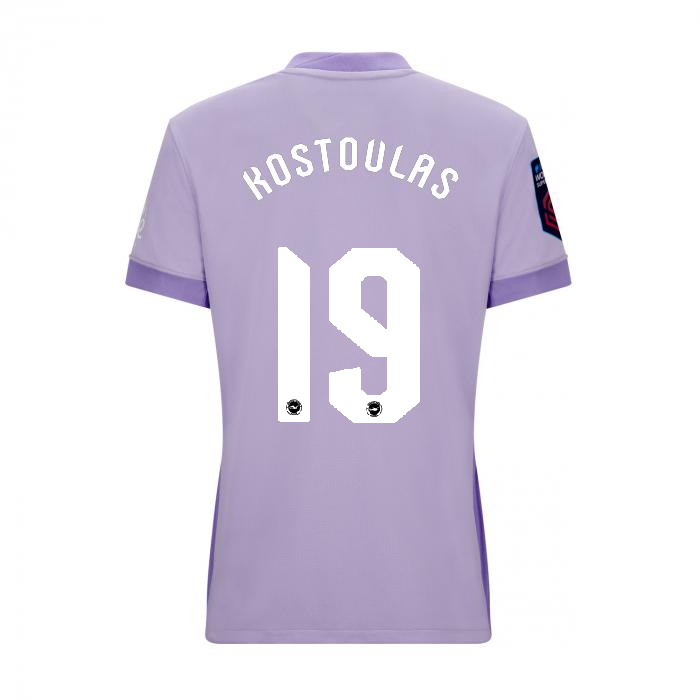 Brighton And Hove Albion Fanshop | bhafc womens 2526 away shirt – 19 – charalampos kostoulas – 2500524-19-02 Collection