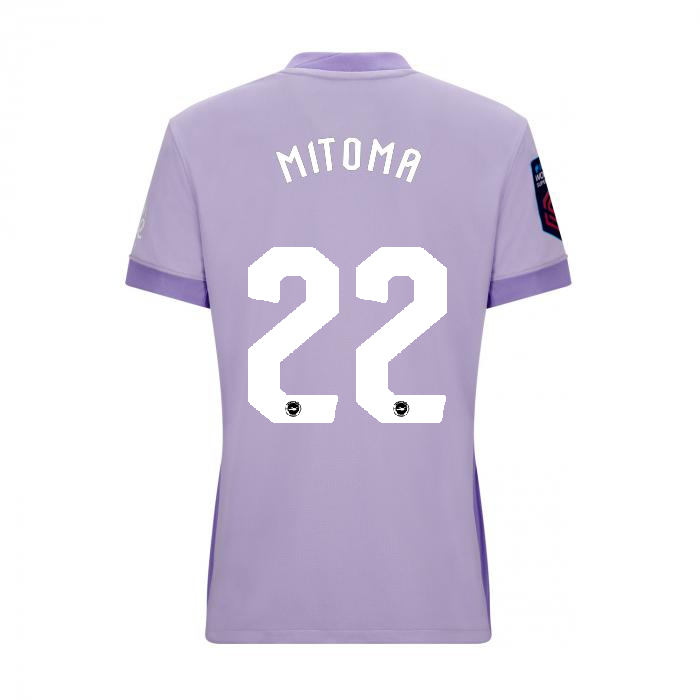Brighton And Hove Albion Fanshop | bhafc womens 2526 away shirt – 22 – kaoru mitoma – 2500524-22-02 Collection