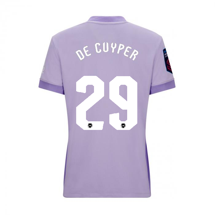 Brighton And Hove Albion Fanshop | bhafc womens 2526 away shirt – 29 – maxim de cuyper – 2500524-29-02 Collection