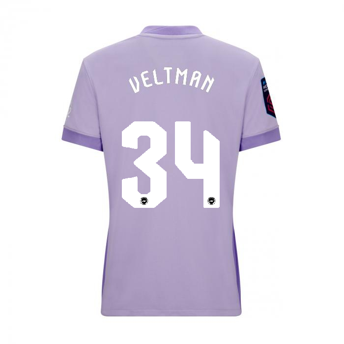 Brighton And Hove Albion Fanshop | bhafc womens 2526 away shirt – 34 – joel veltman – 2500524-34-02 Collection