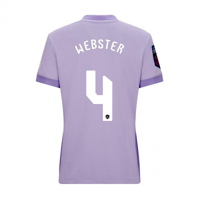 Brighton And Hove Albion Fanshop | bhafc womens 2526 away shirt – 4 – adam webster – 2500524-04-02 Collection