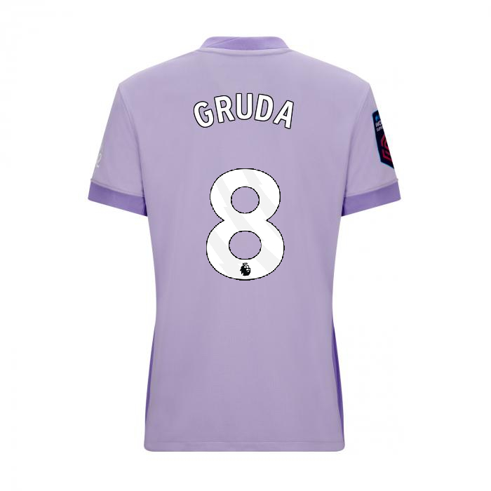 Brighton And Hove Albion Fanshop | bhafc womens 2526 away shirt – 8 – brajan gruda – 2500524-08-02 Collection