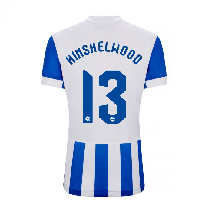 Brighton And Hove Albion Fanshop | bhafc womens 2526 home shirt – 13 – jack hinshelwood – 2500515-13-02 Collection