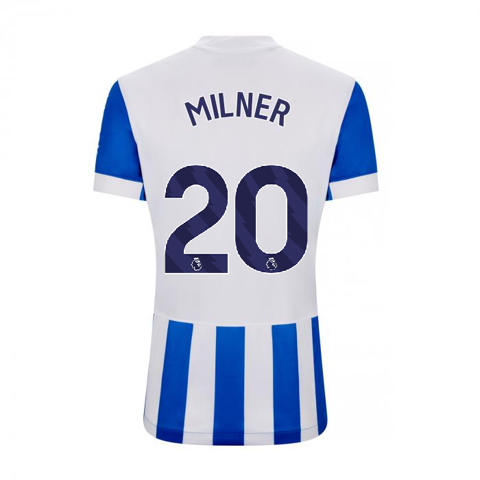 Brighton And Hove Albion Fanshop | bhafc womens 2526 home shirt – 20 – james milner – 2500515-20-01 Collection