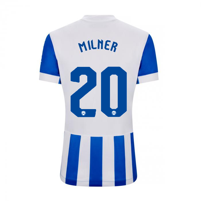 Brighton And Hove Albion Fanshop | bhafc womens 2526 home shirt – 20 – james milner – 2500515-20-02 Collection