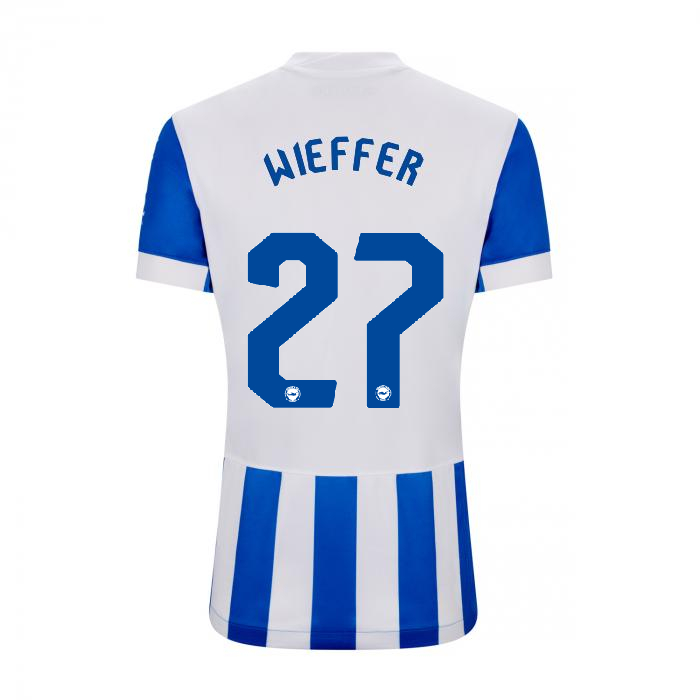 Brighton And Hove Albion Fanshop | bhafc womens 2526 home shirt – 27 – mats wieffer – 2500515-27-02 Collection