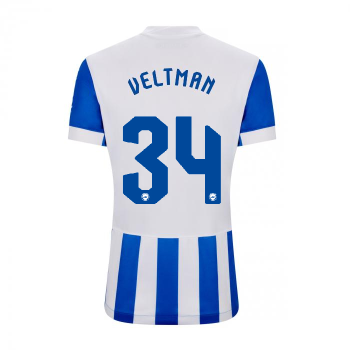 Brighton And Hove Albion Fanshop | bhafc womens 2526 home shirt – 34 – joel veltman – 2500515-34-02 Collection