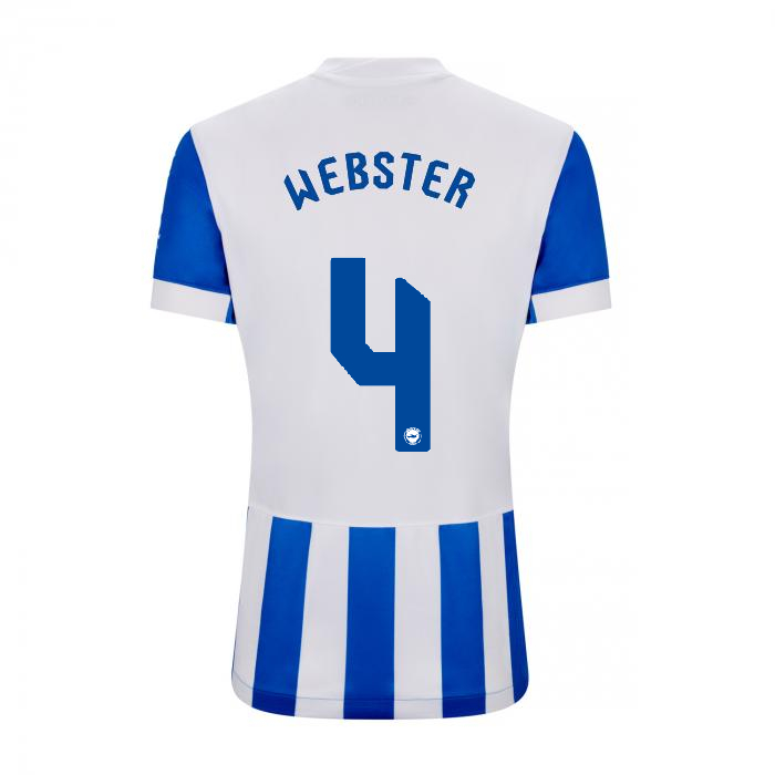 Brighton And Hove Albion Fanshop | bhafc womens 2526 home shirt – 4 – adam webster – 2500515-04-02 Collection