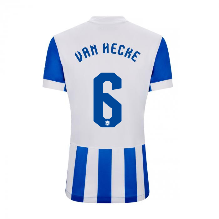 Brighton And Hove Albion Fanshop | bhafc womens 2526 home shirt – 6 – jan paul van hecke – 2500515-06-02 Collection