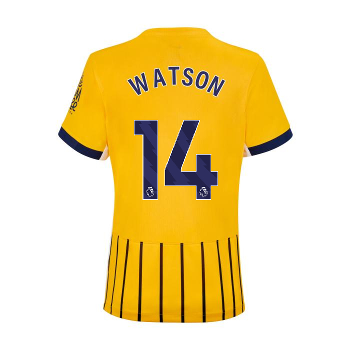 Brighton And Hove Albion Fanshop | bhafc womens 2526 third shirt – 14 – tommy watson – 2400843-14-01 Collection
