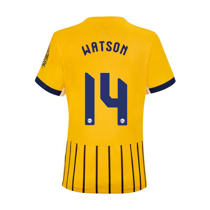 Brighton And Hove Albion Fanshop | bhafc womens 2526 third shirt – 14 – tommy watson – 2400843-14-02 Collection