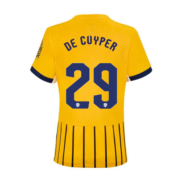 Brighton And Hove Albion Fanshop | bhafc womens 2526 third shirt – 29 – maxim de cuyper – 2400843-29-02 Collection