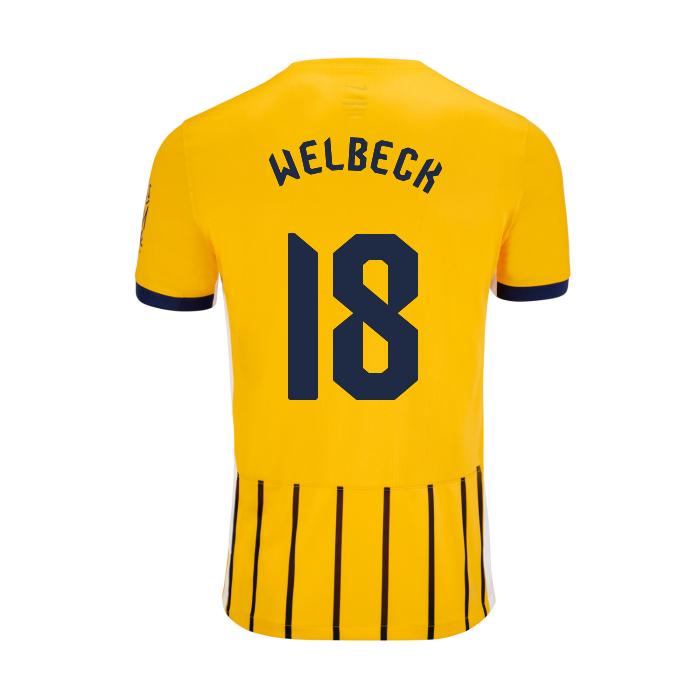 Brighton And Hove Albion Fanshop | bhafc youth 2425 away shirt – 18 welbeck – 2400844-27 Collection
