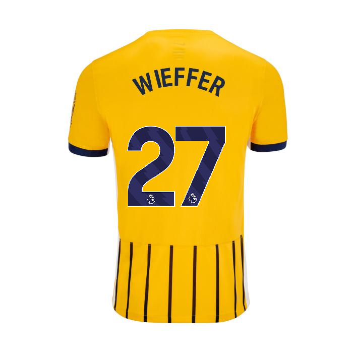 Brighton And Hove Albion Fanshop | bhafc youth 2425 away shirt – 27 wieffer – 2400844-40 Collection