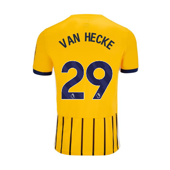 Brighton And Hove Albion Fanshop | bhafc youth 2425 away shirt – 29 van hecke – 2400844-44 Collection