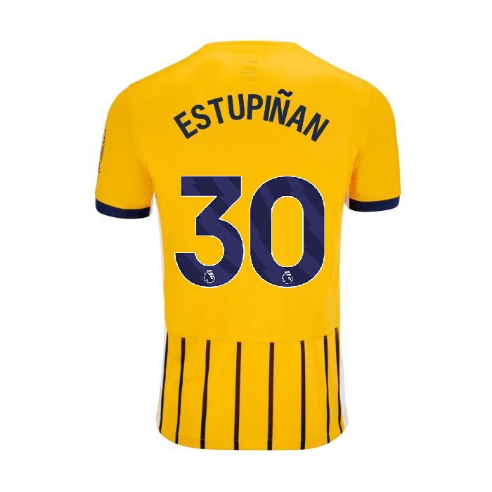 Brighton And Hove Albion Fanshop | bhafc youth 2425 away shirt – 30 estupinan – 2400844-46 Collection
