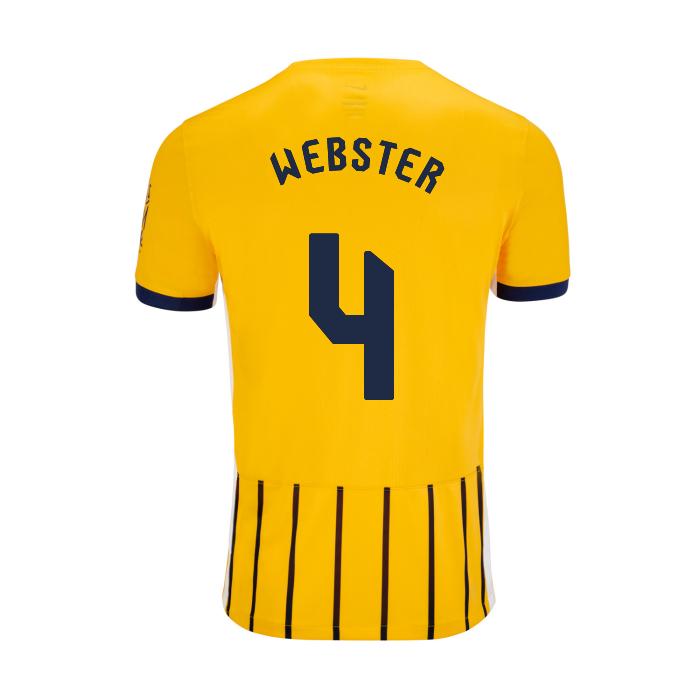 Brighton And Hove Albion Fanshop | bhafc youth 2425 away shirt – 4 webster – 2400844-06 Collection