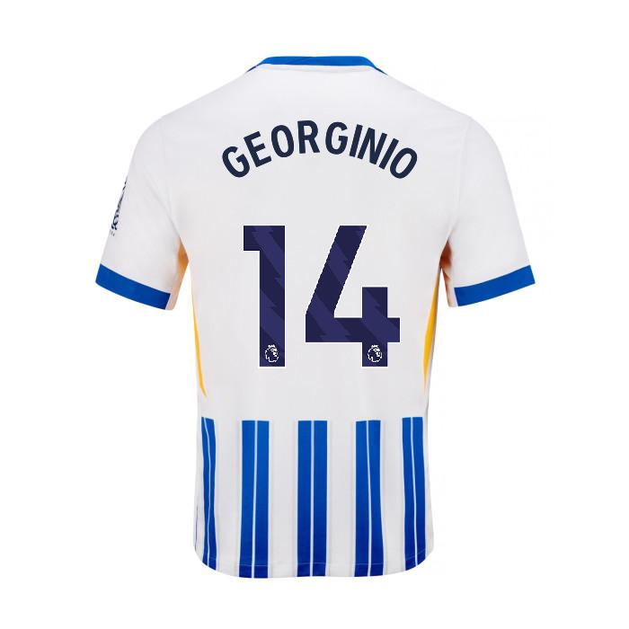 Brighton And Hove Albion Fanshop | bhafc youth 2425 home shirt – 14 georginio – 2400799-21 Collection