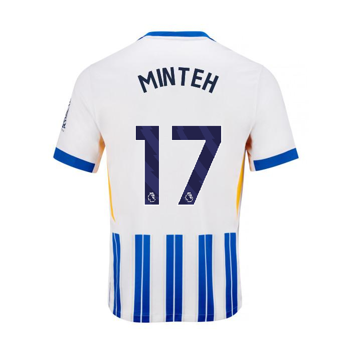 Brighton And Hove Albion Fanshop | bhafc youth 2425 home shirt – 17 minteh – 2400799-25 Collection