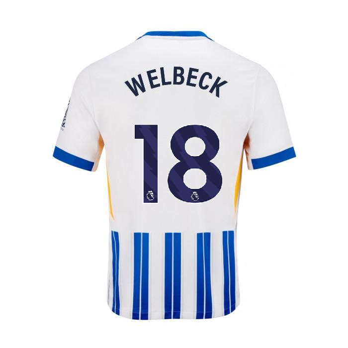Brighton And Hove Albion Fanshop | bhafc youth 2425 home shirt – 18 welbeck – 2400799-27 Collection