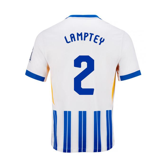 Brighton And Hove Albion Fanshop | bhafc youth 2425 home shirt – 2 lamptey – 2400799-02 Collection