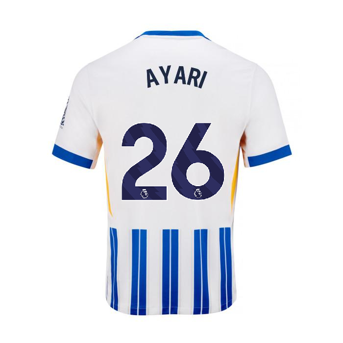 Brighton And Hove Albion Fanshop | bhafc youth 2425 home shirt – 26 ayari – 2400799-37 Collection