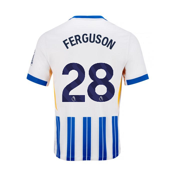 Brighton And Hove Albion Fanshop | bhafc youth 2425 home shirt – 28 ferguson – 2400799-41 Collection