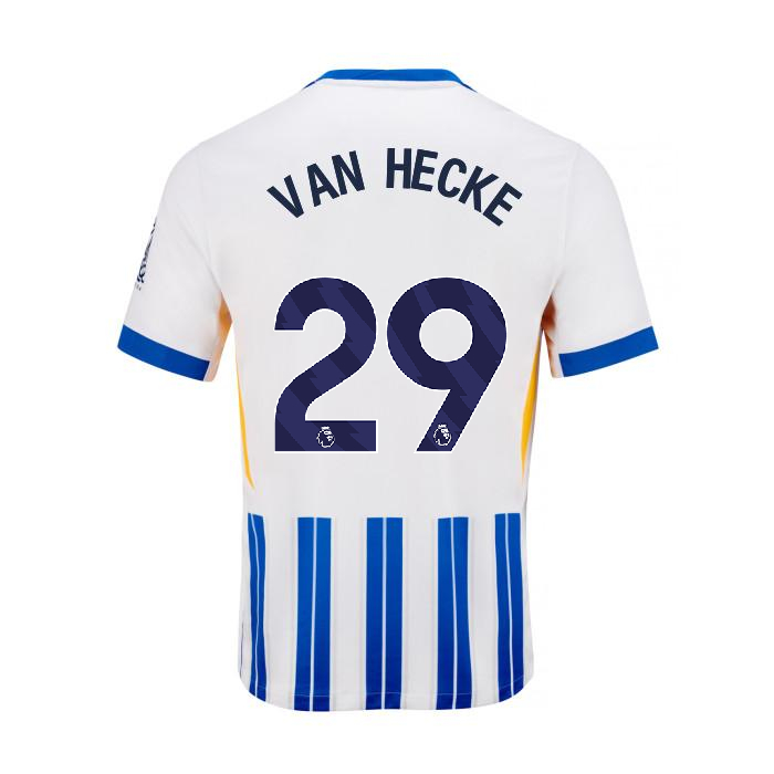 Brighton And Hove Albion Fanshop | bhafc youth 2425 home shirt – 29 van hecke – 2400799-43 Collection