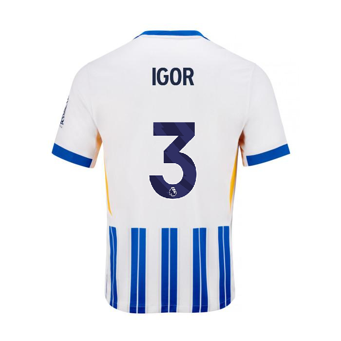 Brighton And Hove Albion Fanshop | bhafc youth 2425 home shirt – 3 igor – 2400799-04 Collection