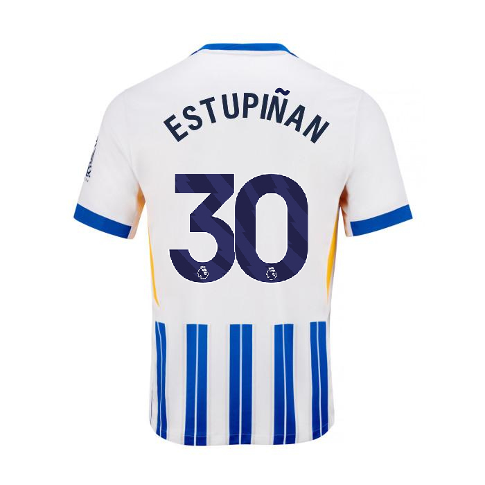 Brighton And Hove Albion Fanshop | bhafc youth 2425 home shirt – 30 estupinan – 2400799-45 Collection