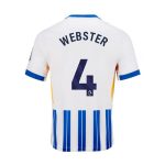 Brighton And Hove Albion Fanshop | bhafc youth 2425 home shirt – 4 webster – 2400799-06 Collection