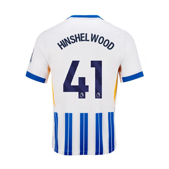 Brighton And Hove Albion Fanshop | bhafc youth 2425 home shirt – 41 hinshelwood – 2400799-55 Collection