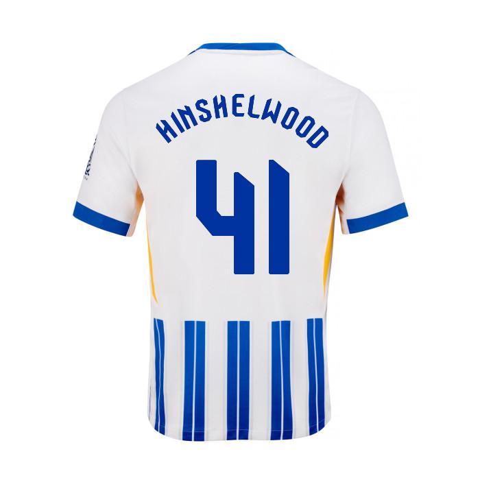 Brighton And Hove Albion Fanshop | bhafc youth 2425 home shirt – 41 hinshelwood – 2400799-56 Collection