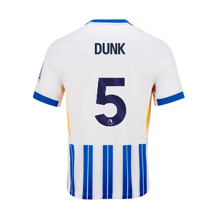Brighton And Hove Albion Fanshop | bhafc youth 2425 home shirt – 5 dunk – 2400799-08 Collection