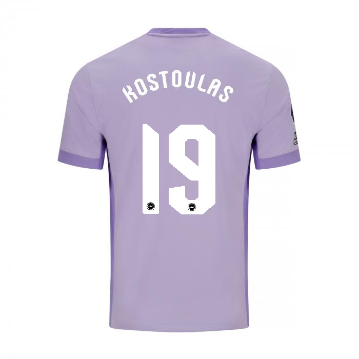 Brighton And Hove Albion Fanshop | bhafc youth 2526 away shirt – 19 – charalampos kostoulas – 2500523-19-02 Collection