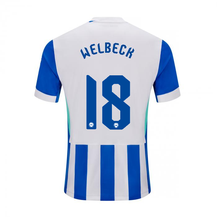 Brighton And Hove Albion Fanshop | bhafc youth 2526 home shirt – 18 – danny welbeck – 2500514-18-02 Collection