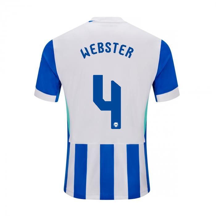 Brighton And Hove Albion Fanshop | bhafc youth 2526 home shirt – 4 – adam webster – 2500514-04-01 Collection